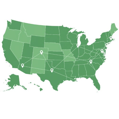 CQUSA nationwide coverage map